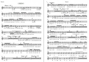 Credo parts – Tenore Credo parts – Tenore