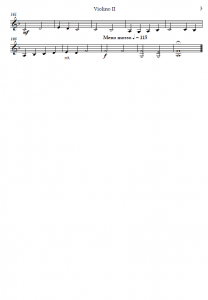 Credo parts – Violino II Credo parts – Violino II